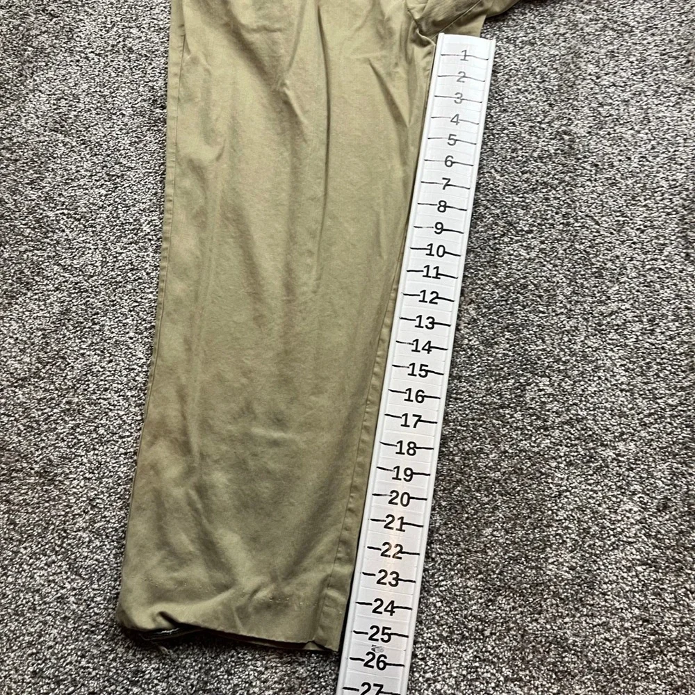 Tommy Bahama Pants Mens 38x30 Tan Silk Blend Pleated Relaxed Casual Chino